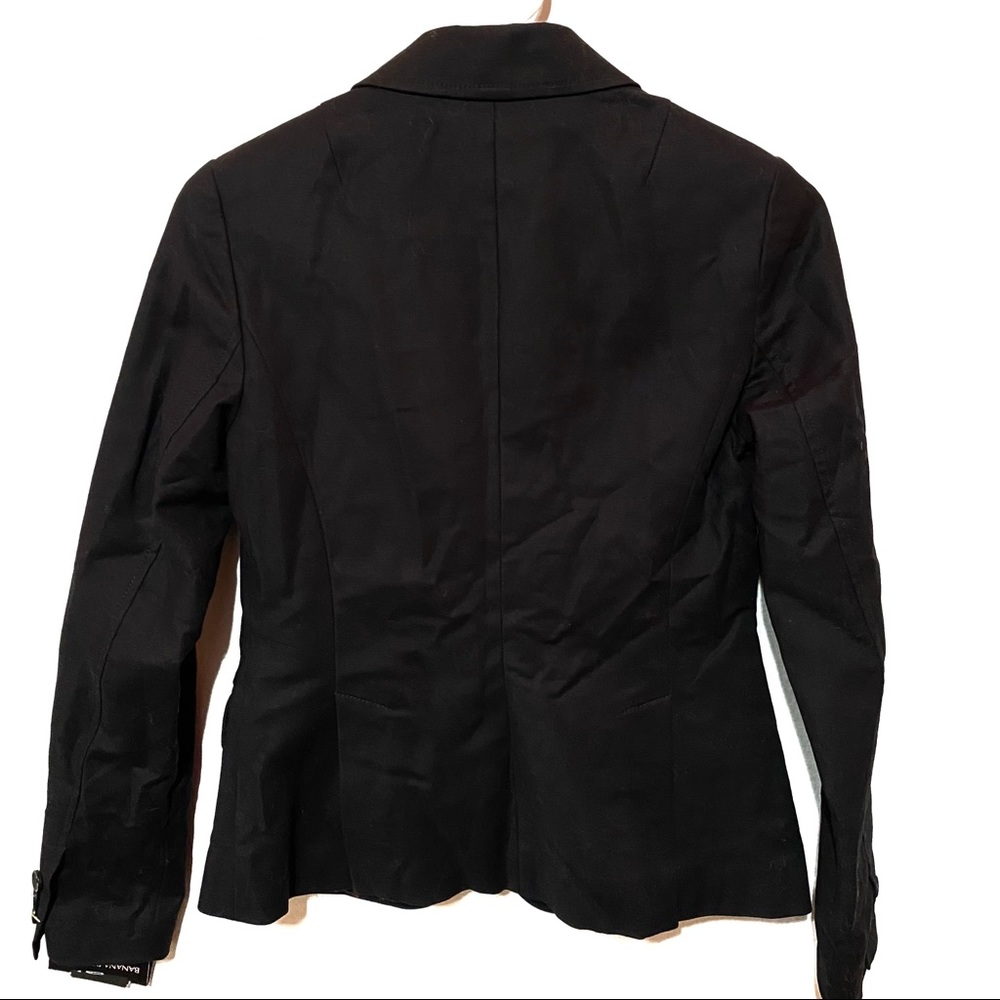 NWT Banana Republic Petite Black Suit Blazer - Picture 3 of 7